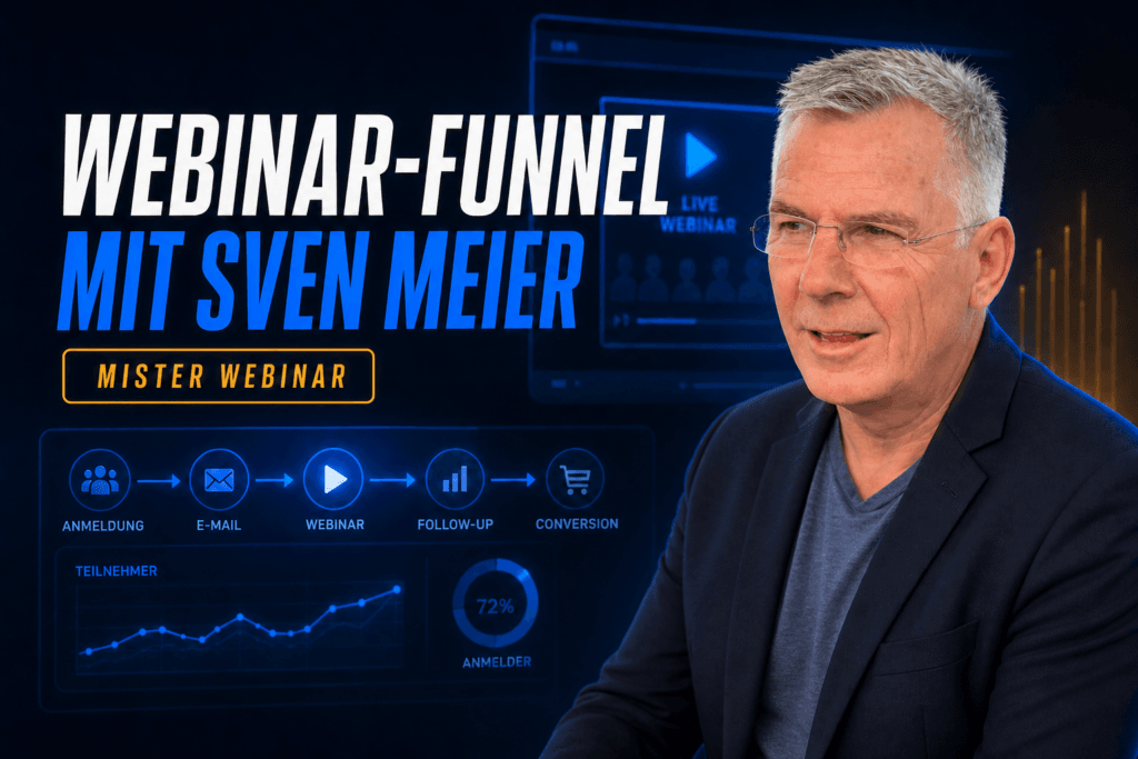 Webinar-Funnel mit Sven Meier alias Mister Webinar