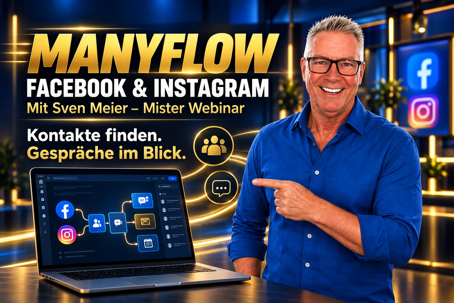 ManyFlow für Facebook und Instagram mit Sven Meier – Mister Webinar